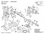 Bosch 0 601 927 766 Gsr 9,6 Vet Cordless Screwdriver 9.6 V / Eu Spare Parts
